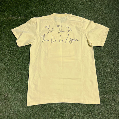 Supreme Lil' Kim Yellow Portrait Tee Size Small USED x14086