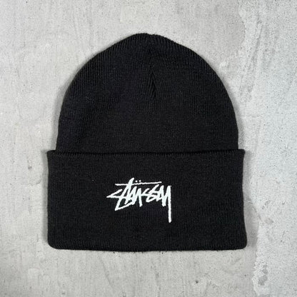 Stussy Nike Black Beanie USED x18444