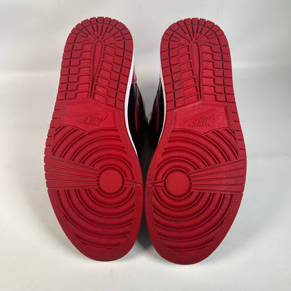 Jordan 1 High Patent Bred (2021) Size 8 USED s23432