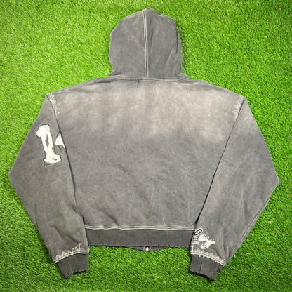 Vale Valley Dreams Sun and Moon Black Hoodie Size XL NEW x16827