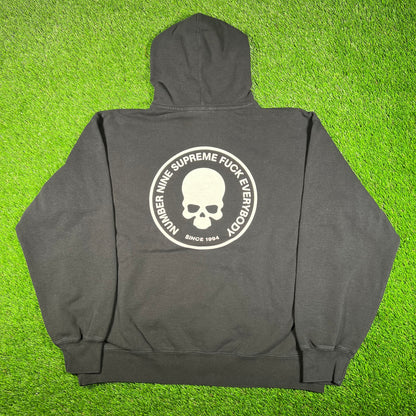 Supreme Number (N)ine Black Hoodie Size XL NEW x15639