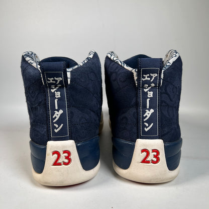 Jordan 12 Indigo (2018) Size 9.5 USED s21382