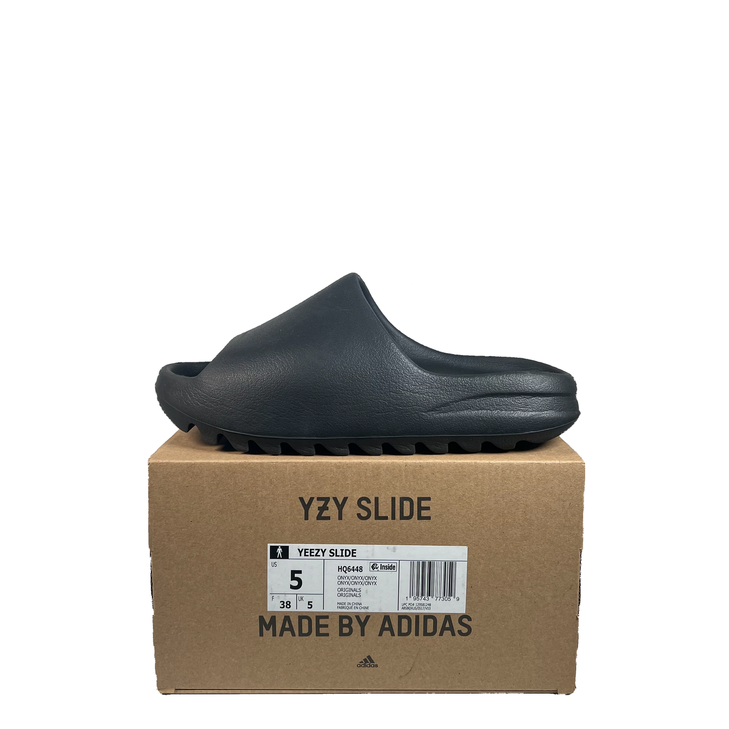 Yeezy Slide Onyx (2022) Size 5 USED s22201