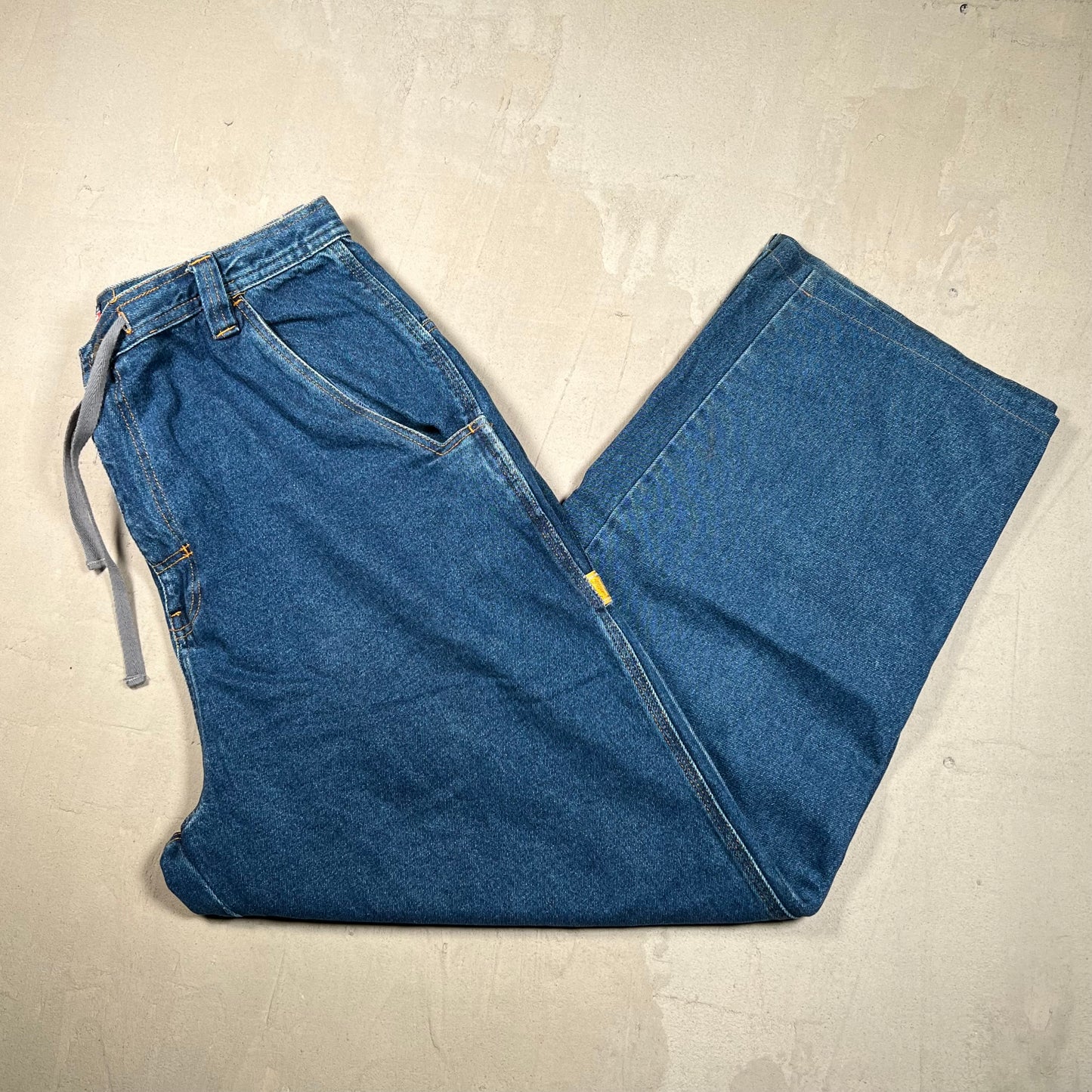 1990s Wu Wear Dragon Denim Jeans Size 38x32 USED v19466
