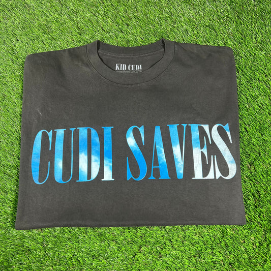 2019 CPFM Kid Cudi Cudi Saves Grey Tee Size Large USED x14557
