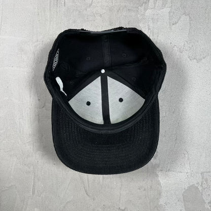 HMDD LA Lakers Blacjk Corduroy Snap Back Hat USED x18399