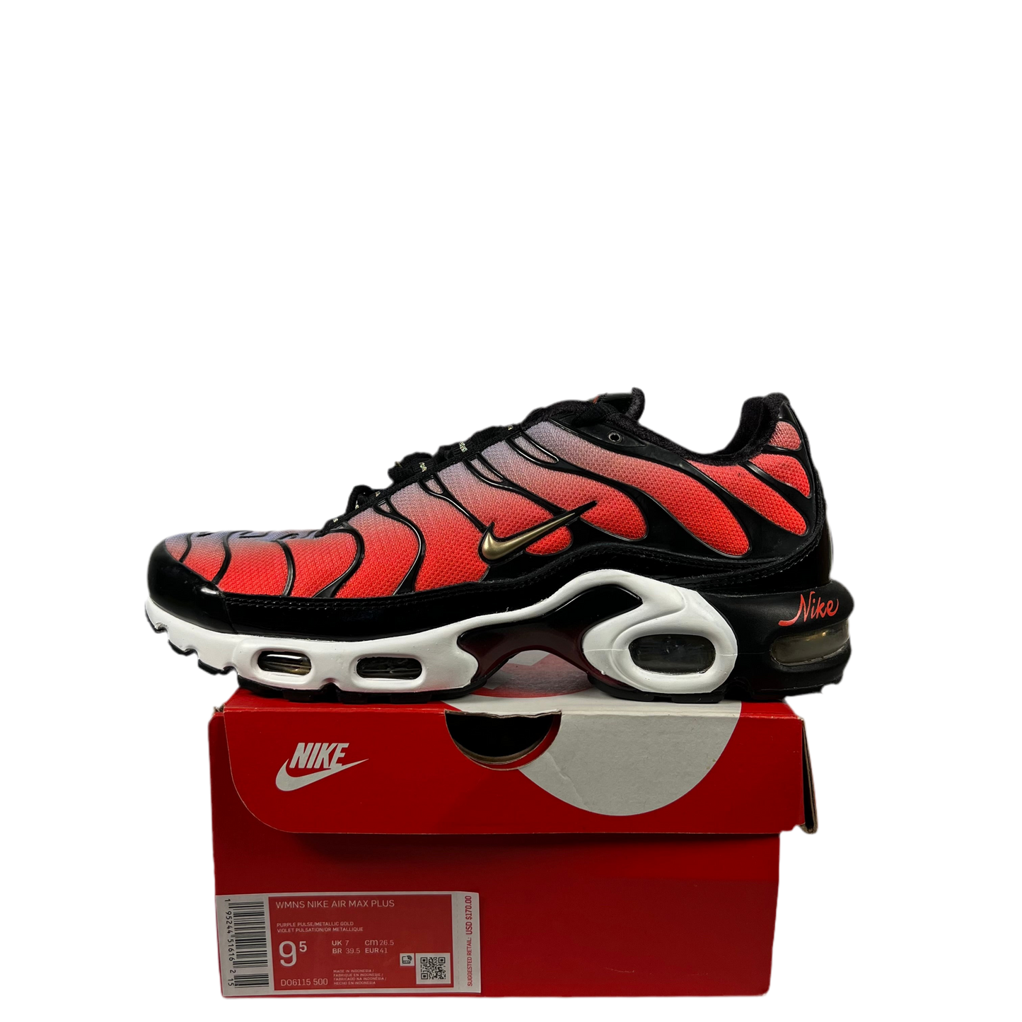 Nike Air Max Plus Sisterhood (2021) Size 8m / 9.5w USED s18575