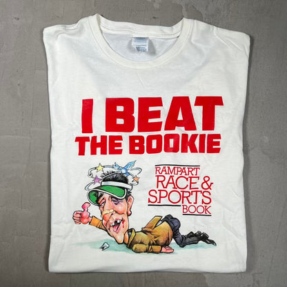 2010s I Beat the Bookie White Tee Size XL USED v20190