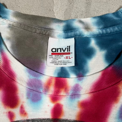 1998 The Moody Blues Time Traveller Tie Dye Tee Size XL USED v20163