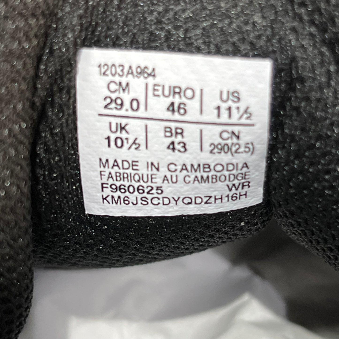 Asics GT-2160 Black Grey Burgundy (2025) Size 11.5 NEW s19878