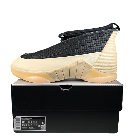 Jordan 15-23RE Black Muslin (2026) Size 12 NEW s22557