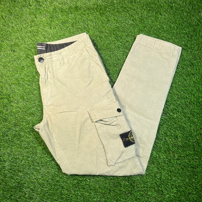 Stone Island Sage Green Cargo Pants Size 33 USED x16840