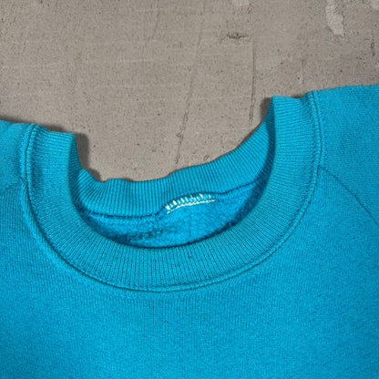 1990s San Jose Sharks Blue Crewneck Size Large USED v19124