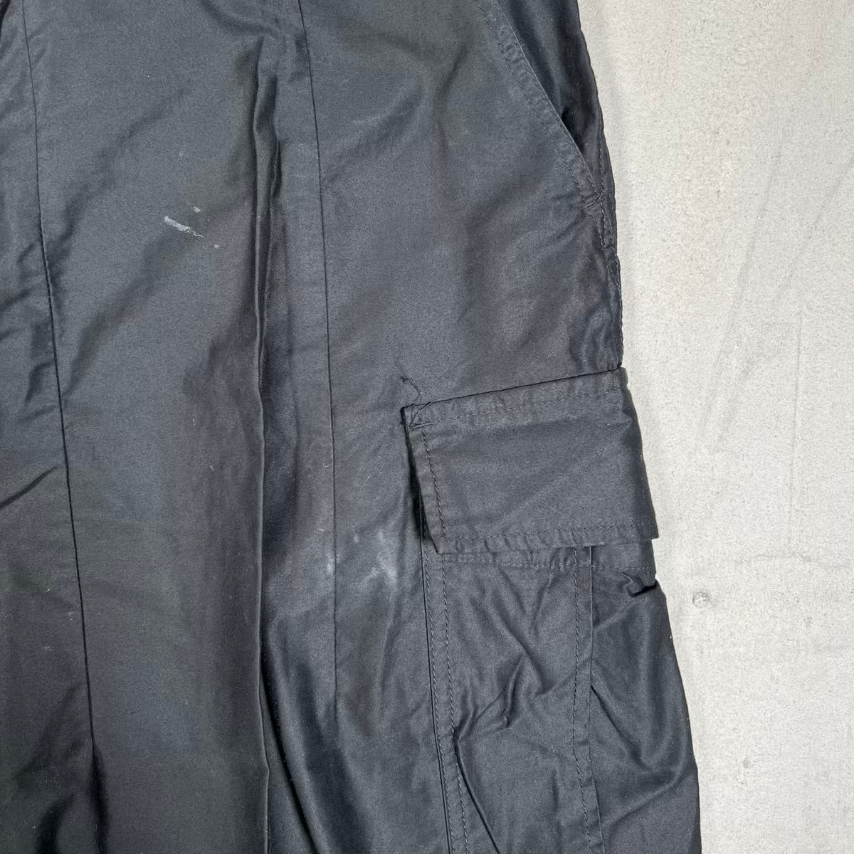 Needles Black Lightweight Cargo Pants Size Large USED x18921