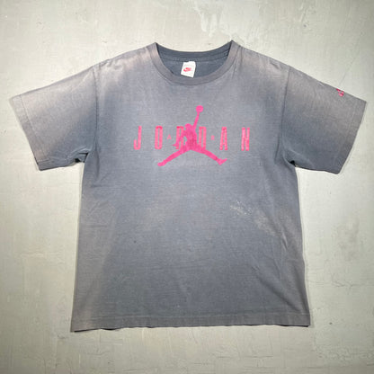 Nike Jordan Navy/Red Logo Spellout Size Medium USED