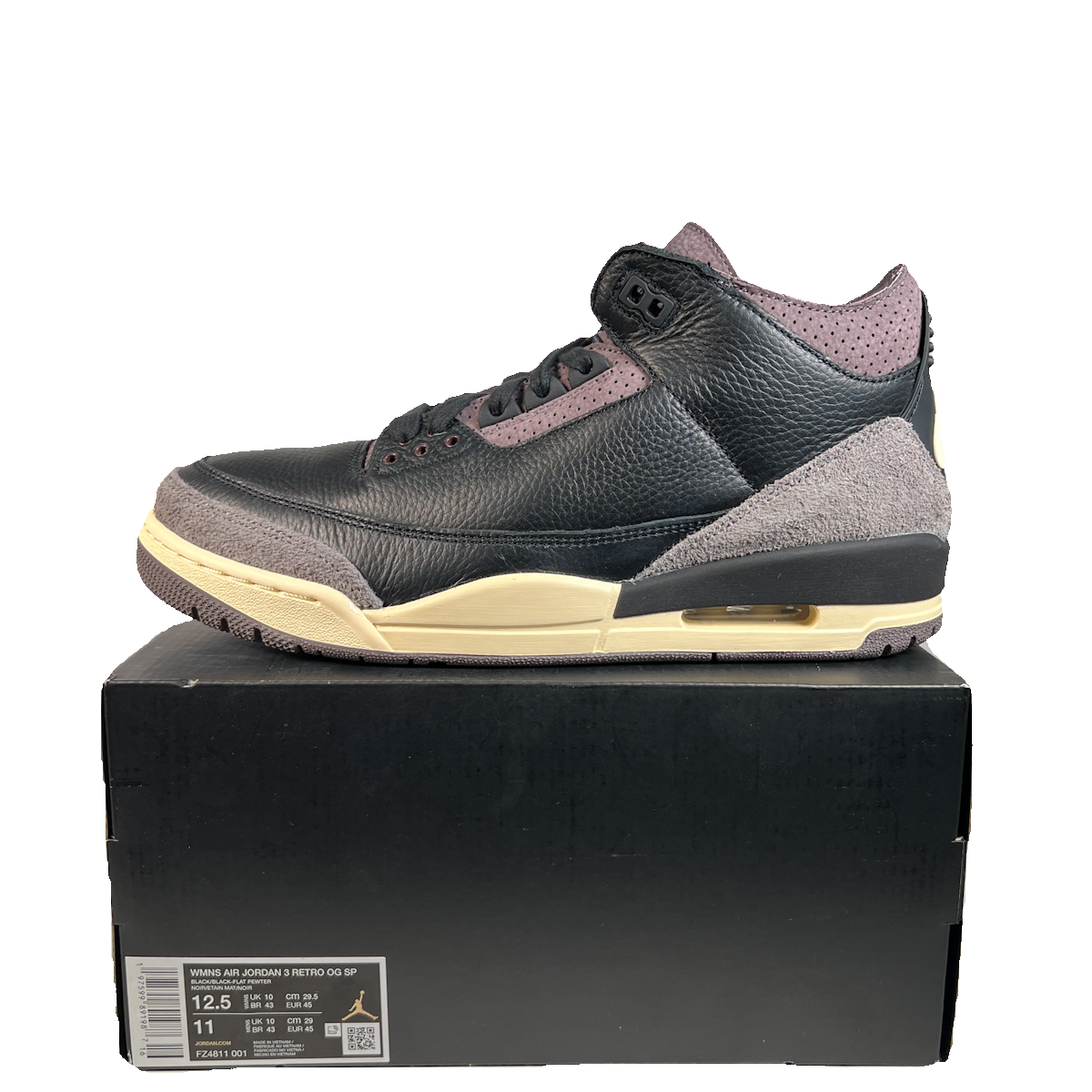 Jordan 3 A Ma Maniere While You Were Sleeping (2024) Size 11M/12.5W NEW s22619