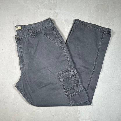 Wrangers Dark Grey Cargo Pants Size 38x32 USED v19472