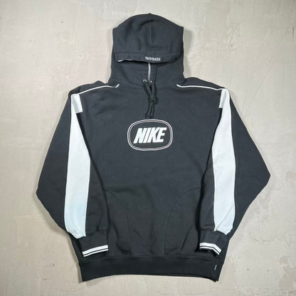 Nike Supreme Black/White Pullover Hoodie (2026) Size Small USED x18971