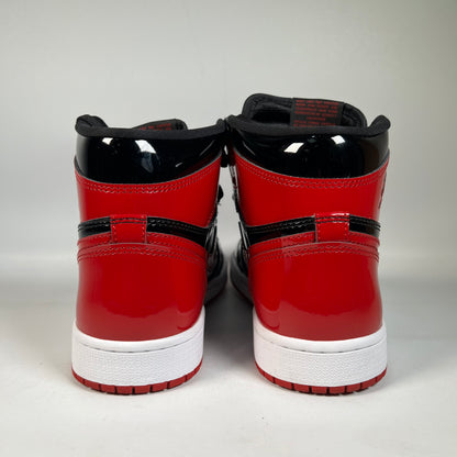 Jordan 1 Patent Bred (2021) Size 8.5 USED s22141