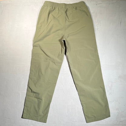 74 is War BGC Olive Green Racer Nylon Pants Size Large USED x17686