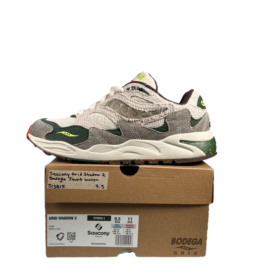 Saucony Grid Shadow 2 Bodega Jaunt Woven Size 9.5 USED s13815