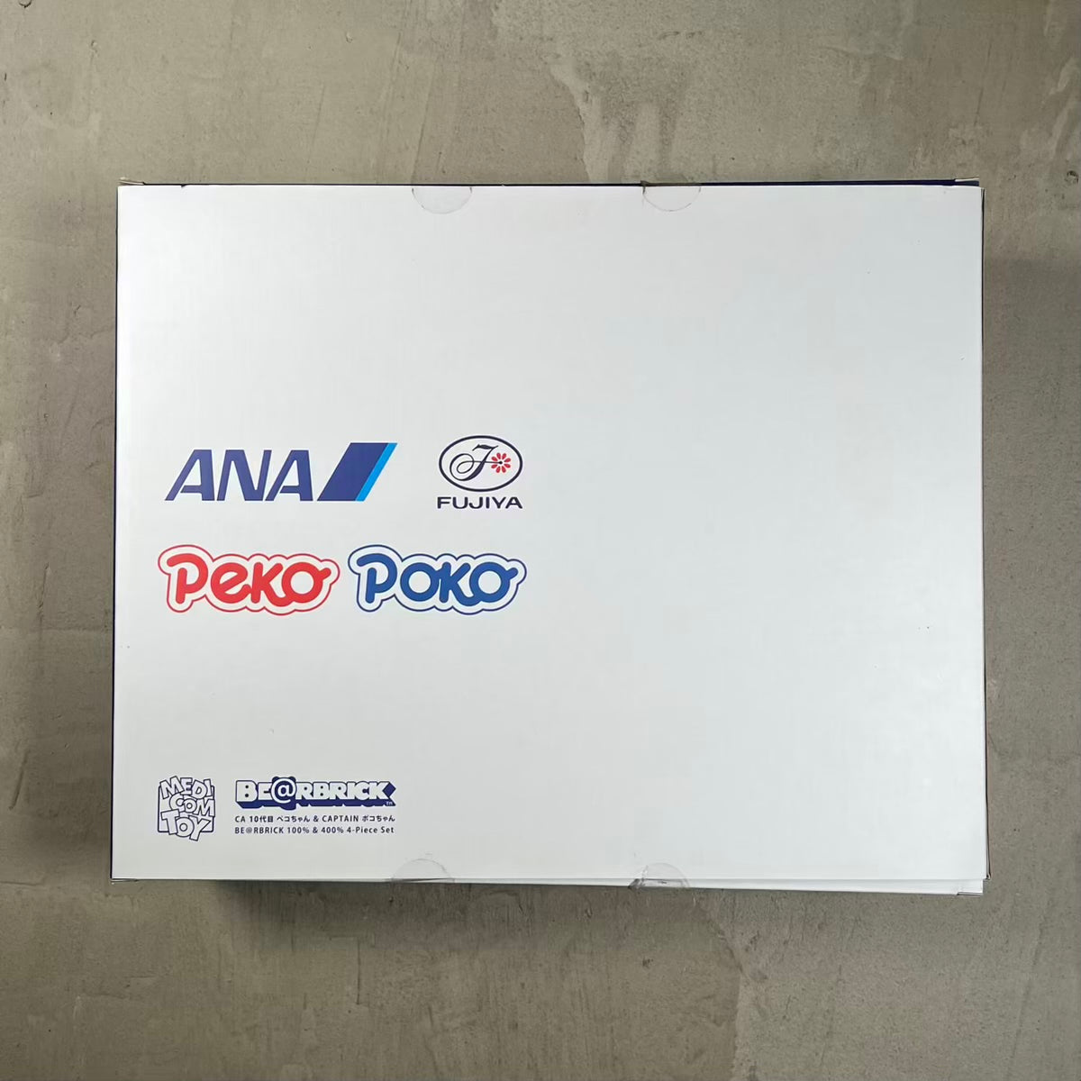 Bearbrick Ana Original Pocp-Chan Peko-Chan Captain 100% / 400% Set of 4 NEW x18665