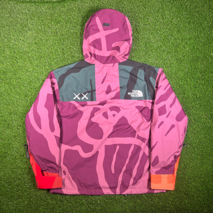 North Face Kaws Mountain Jacket Pamplona Purple 86 Print Size Medium NEW x15678