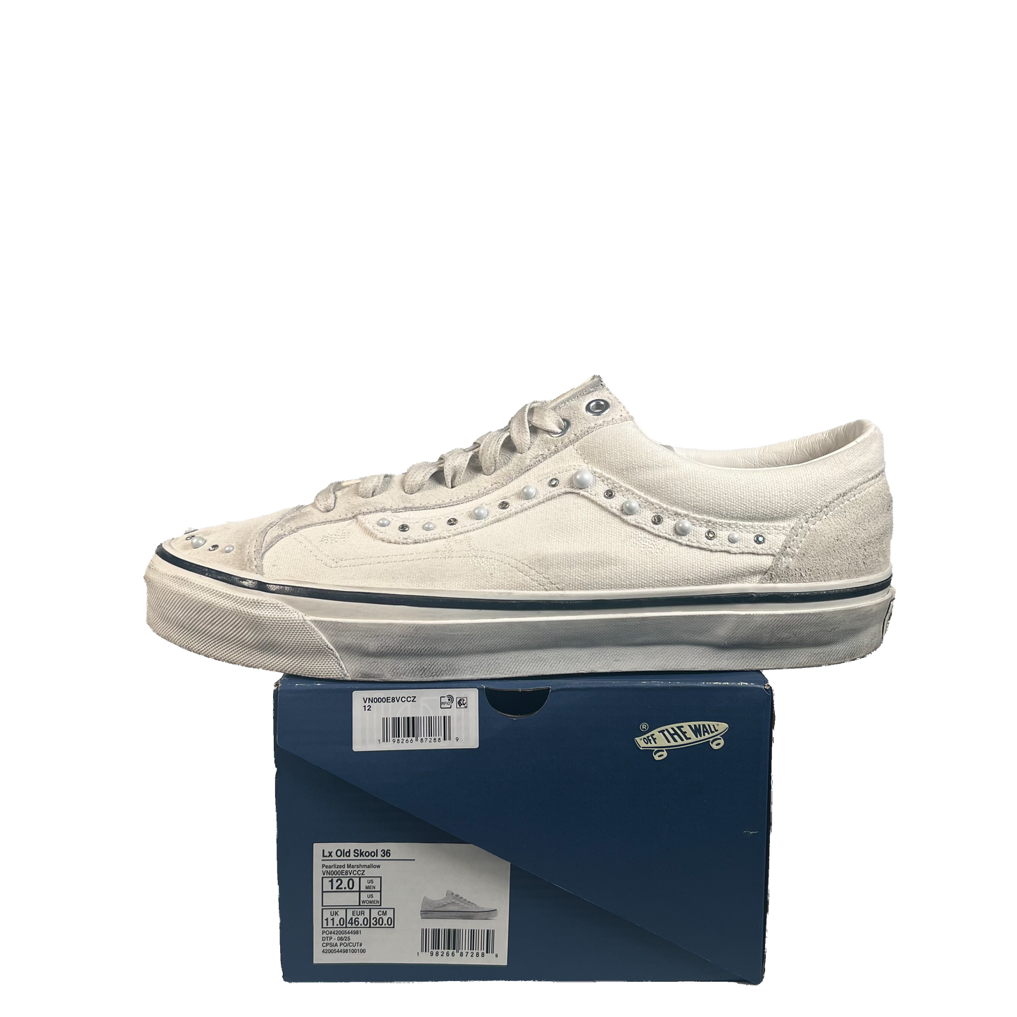 Vans OTW Old Skool 36 Pearlized Pack Marshmallow (2025) Size 12 USED s22543