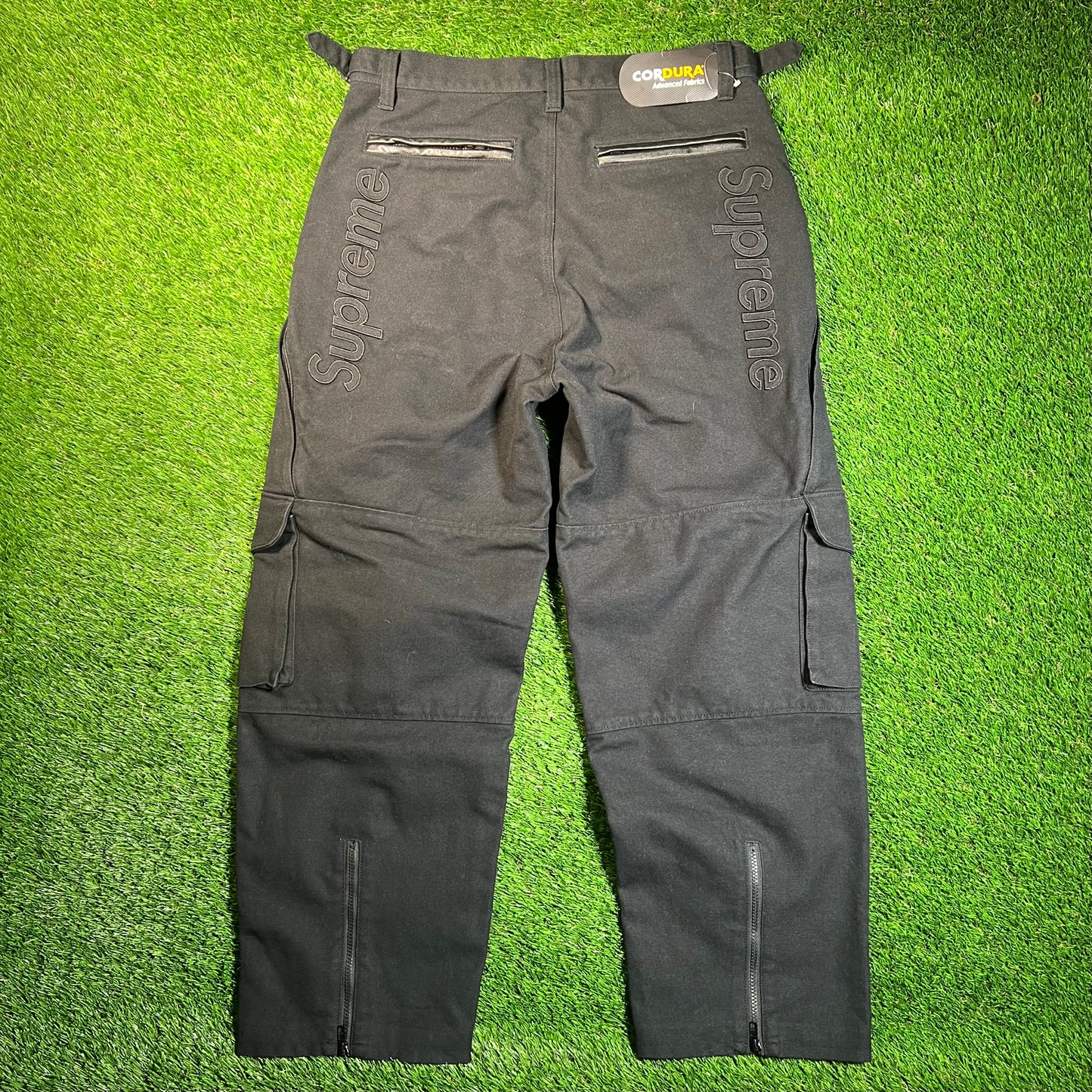 Supreme Vanson Leathers Cordura Black Pants (2026) Size 32 NEW x16684