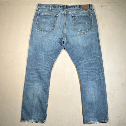 Y2K Polo Ralph Lauren Blue Denim Jeans Size 38 USED v19571