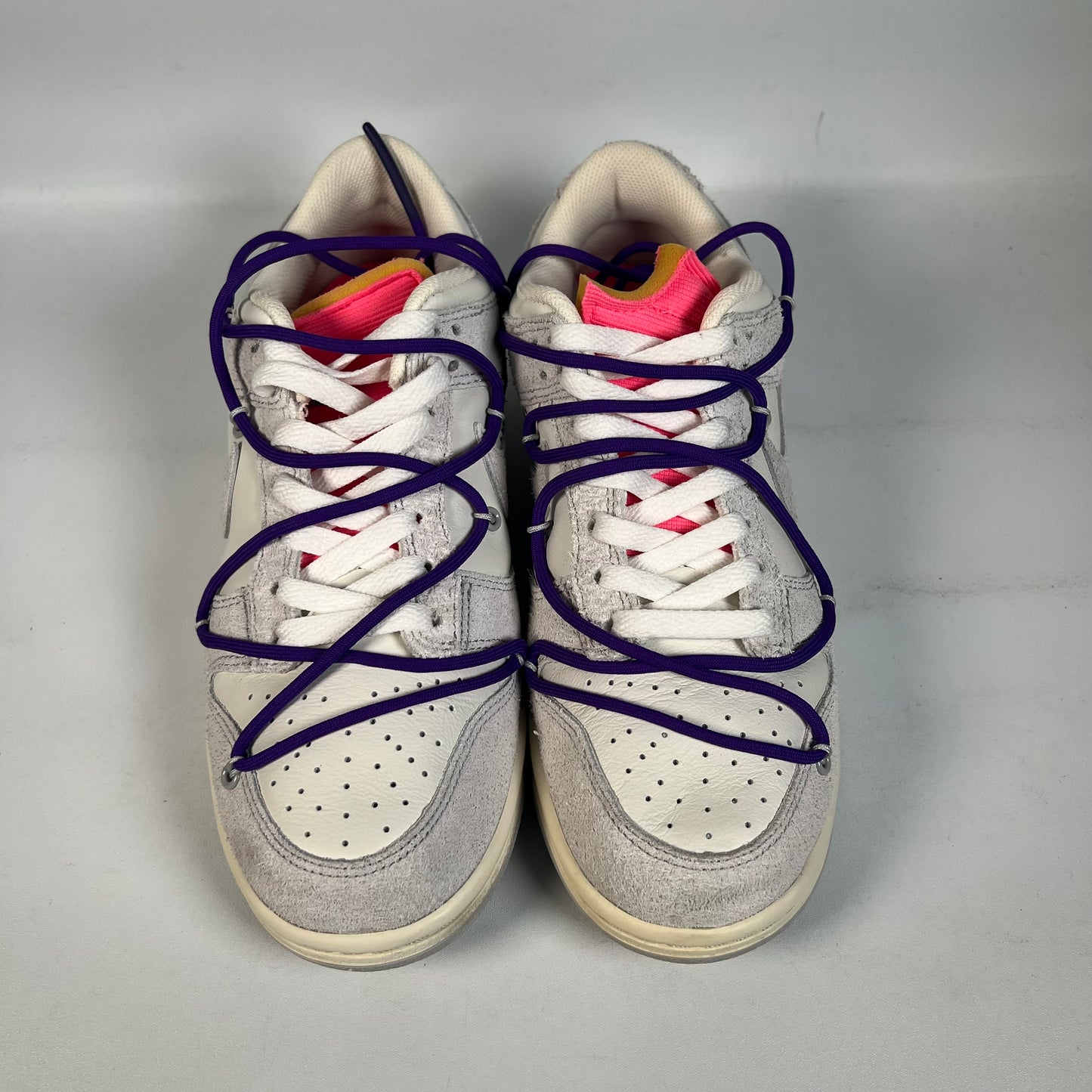 Nike Dunk Low Off White Lot 15 (2021) Size 8 USED s22010