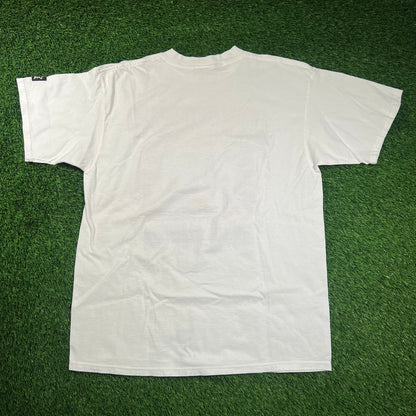 1997 Detroit Red Wings Stanley Cup Champions "Show Me The Cup" White Tee Size Large USED v18488