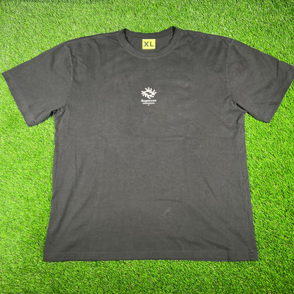 Supervsn High Frequency Black Tee Size XL USED x14704