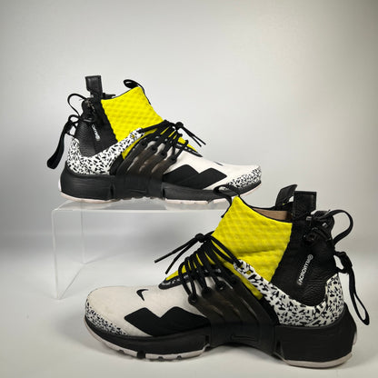 Nike Air Presto Mid Acronym Dynamic Yellow (2018) Size 8 USED s18641