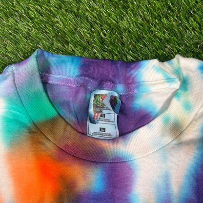 2002 The Monkees Monkeemania Tie Dye World Tour Tee Size XL USED v18204