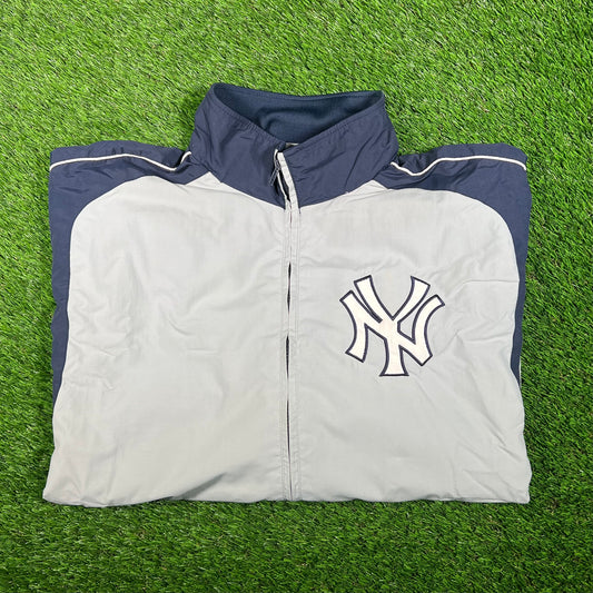 New York Yankees Majestic Team Jacket Size XL USED v17483