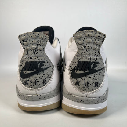 Jordan 4 White Cement (2016) Size 10.5 USED s22445