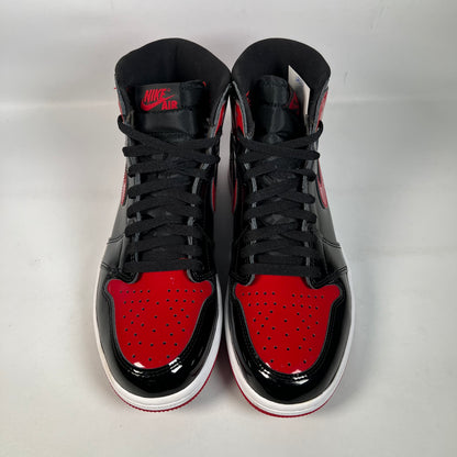 Jordan 1 Patent Bred (2021) Size 9.5 USED s22387
