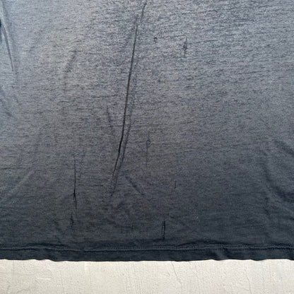 1990s Fruit of the Lom Black Pocket Tee Size Large USED v19174