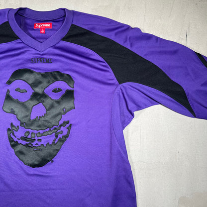 Supreme Misfits Purple Hockey Jersey Size Large NEW x17423