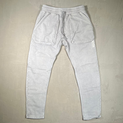 Kith Light Grey Sweatpants Size Medium USED x17523