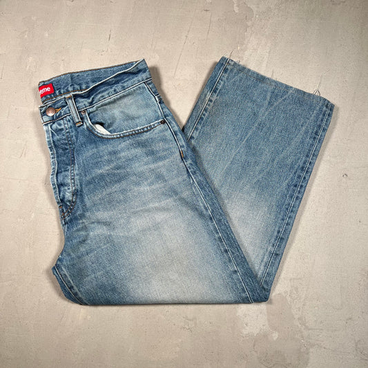 Supreme Loose Fit Selvedge Denim (2023) Size 30 USED x17062