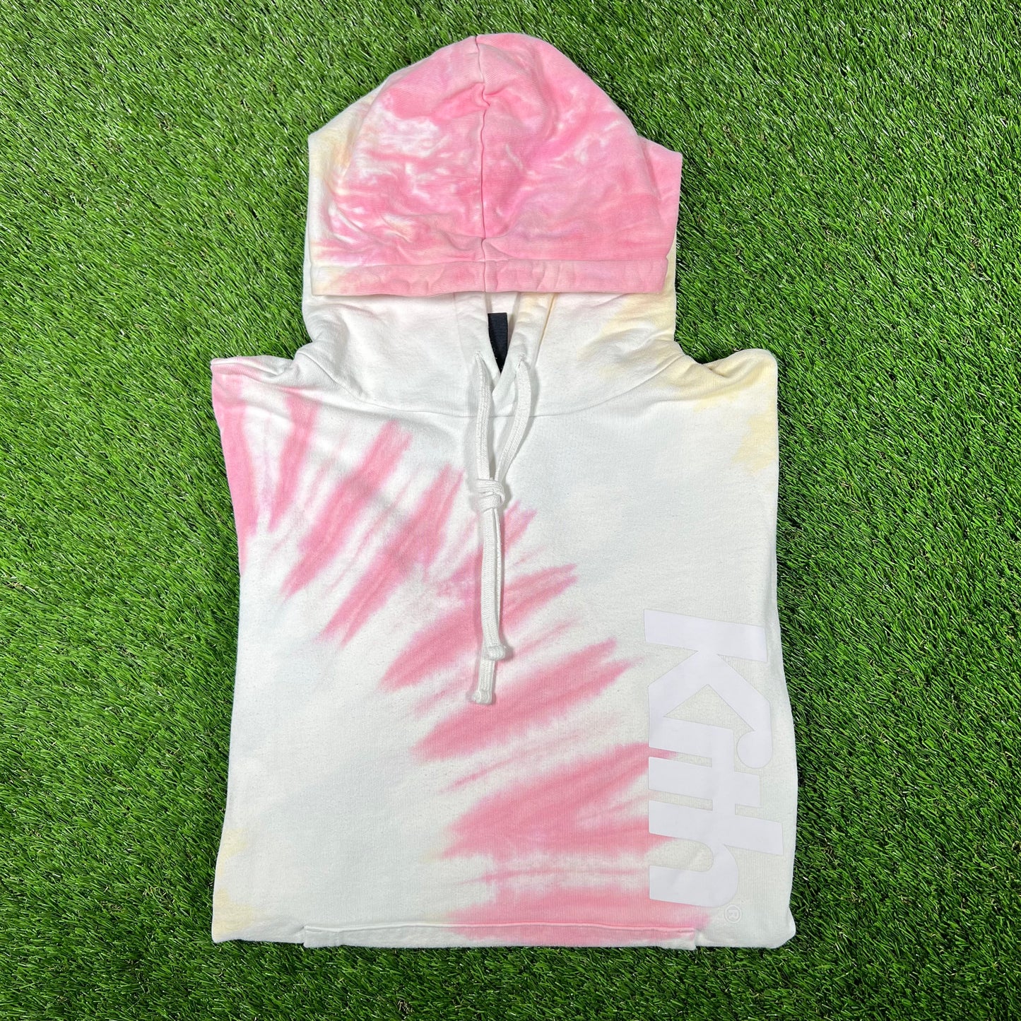Kith Pink Tie Dye Williams I Hoodie (2020) Size Large USED x14742