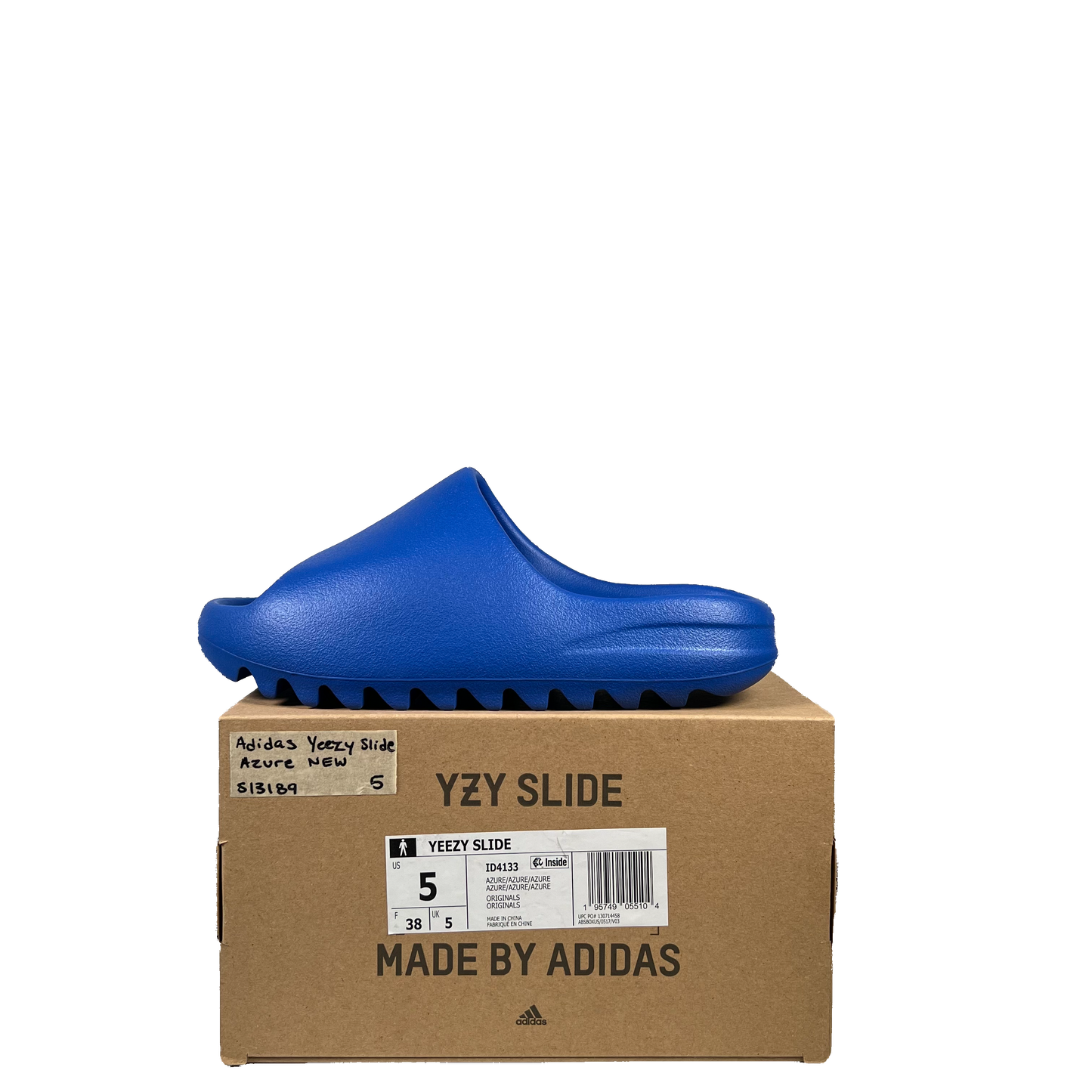 Adidas Yeezy Slide Azure (2022) Size 5 NEW s13189