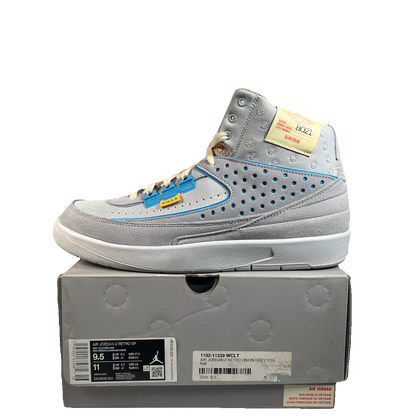 Jordan 2 Union LA Grey Fog (2021) Size 9.5 USED s22983