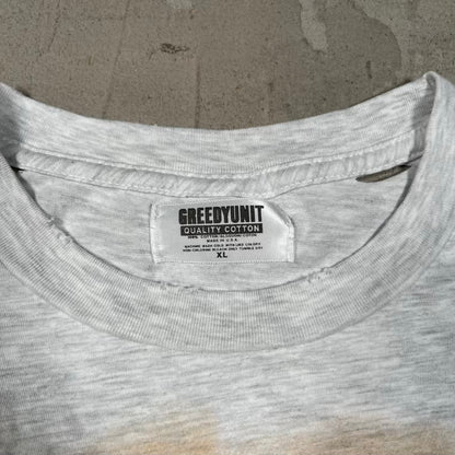 Greedy Unit Screw Eye Grey Tee Size XL NEW x18806