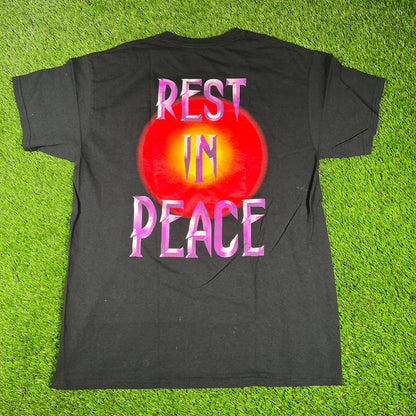 Undertaker "Rest in Peace" Black Tee Size Large USED v16763