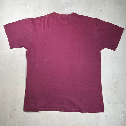 Supreme Gucci Box Logo Tee Burgundy (2000) Size Large USED x18596