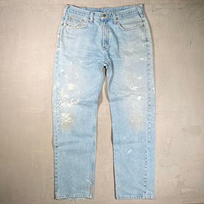 Y2K Carhartt Blue Denim Jeans Size 36 USED v20434