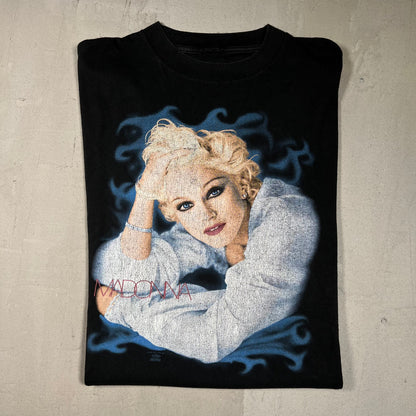 1994 Madonna "Bedtime Stories" Black Tee Size XL USED v16867